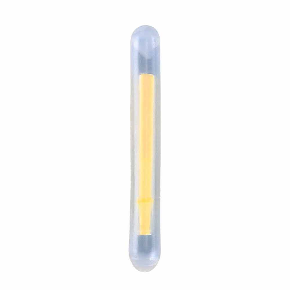 50PCS Fishing Glow Light Sticks Luminous Clip on Bend Fluorescent Rod Tackle