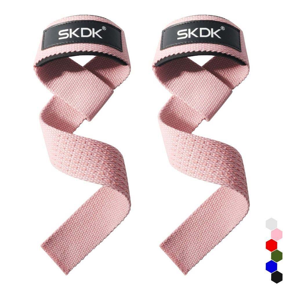 Pair Weight Lifting Grip Belt Anti-Slip Sport Safety Wrist Straps Wrist Support
