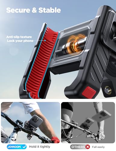 JOYROOM Bike Phone Mount - Handlebar Holder for iPhone Samsung 4.7–7 Inch