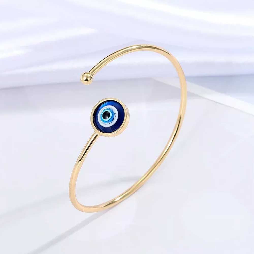 Boho Turkish Evil Eye Handmade Bracelet Bangle Blue Eye Bracelets Women Gift