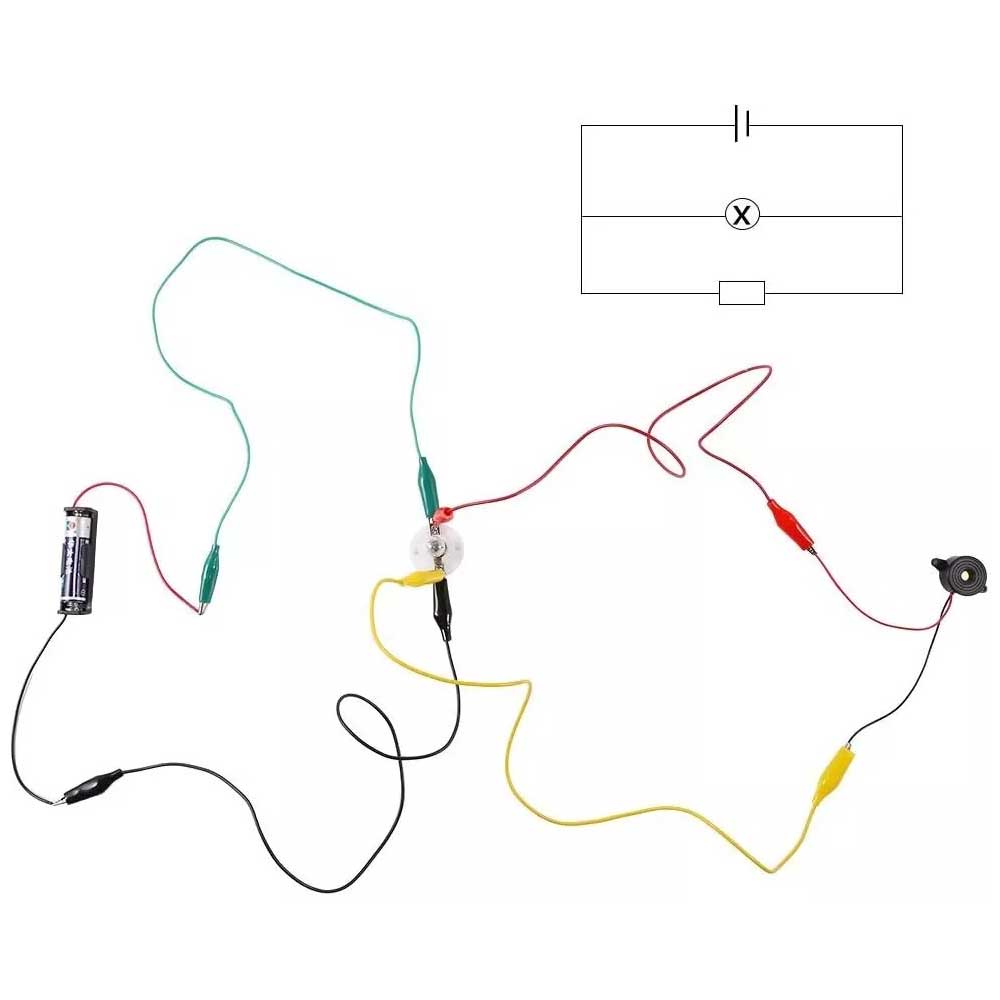 Electric Circuit Motor Kit | STEM Science Experiment Educational Montessori Toy for Kids 8+