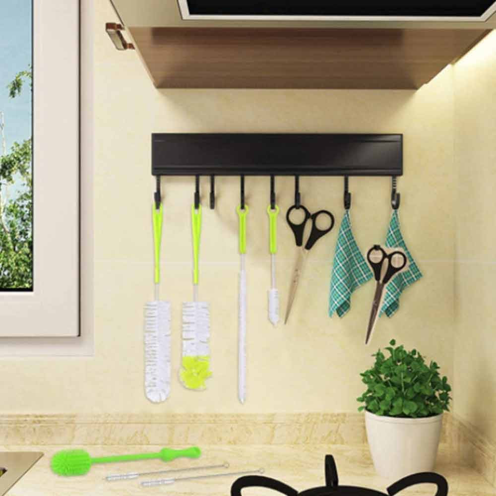 4PCS Long Bottle Brush Cleaner Cleaning Narrow Neck Bottles Cup Washing Kitchen