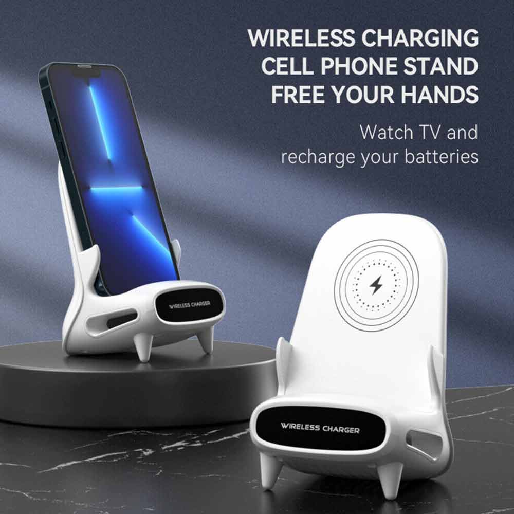 Multifunctional Wireless Fast Charging Station Portable Mini Chair For All Phone