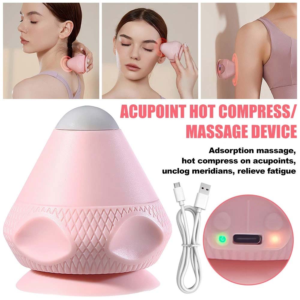 Electric Fascia Training Massage Ball - Vibrating Deep Tissue & Heat Massager