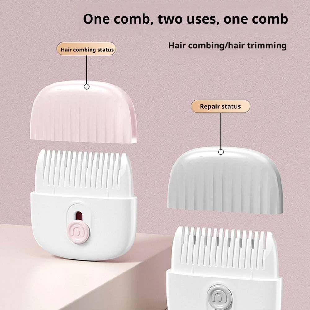 2-in-1 Hair Cutting & Styling Comb – Trim Bangs & Flyaways