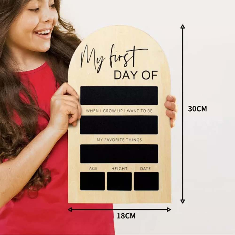 My First and last Day Of School Photo Board, School Sign, Back To School Chalk Board,
