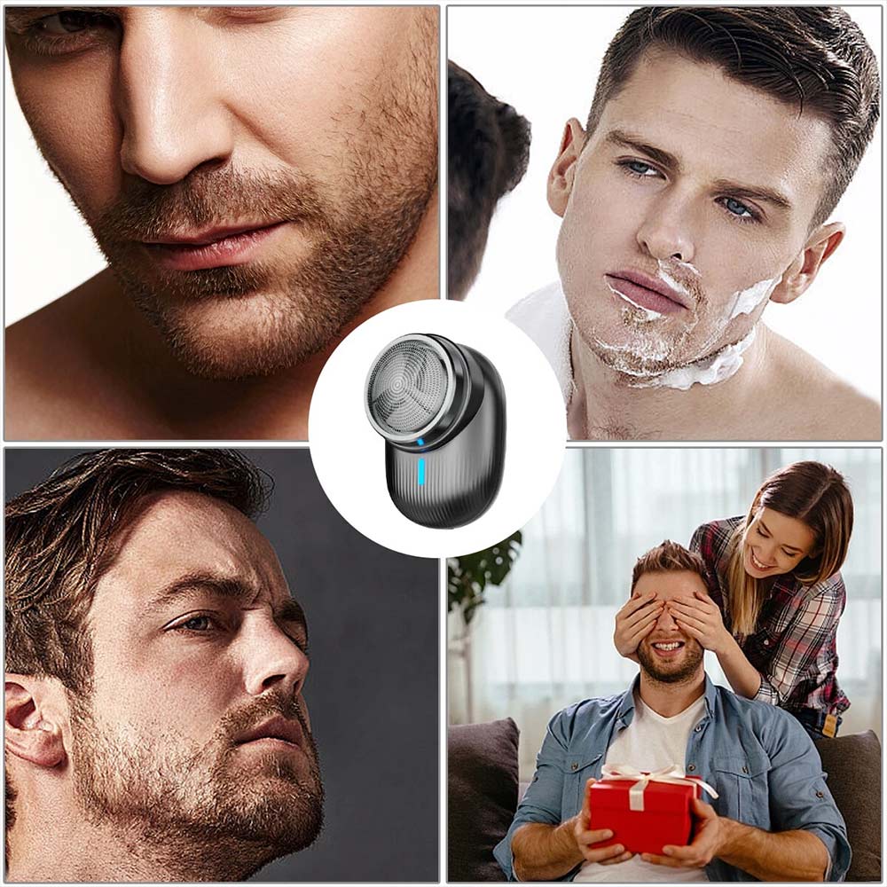 Mini Portable Electric Shaver - USB Rechargeable Travel Razor for Men & Women