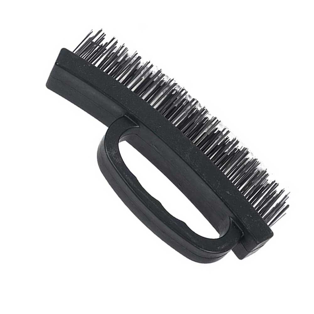 Heavy-Duty Wire Cleaning Brush - D-Handle BBQ Rust & Paint Remover Tool