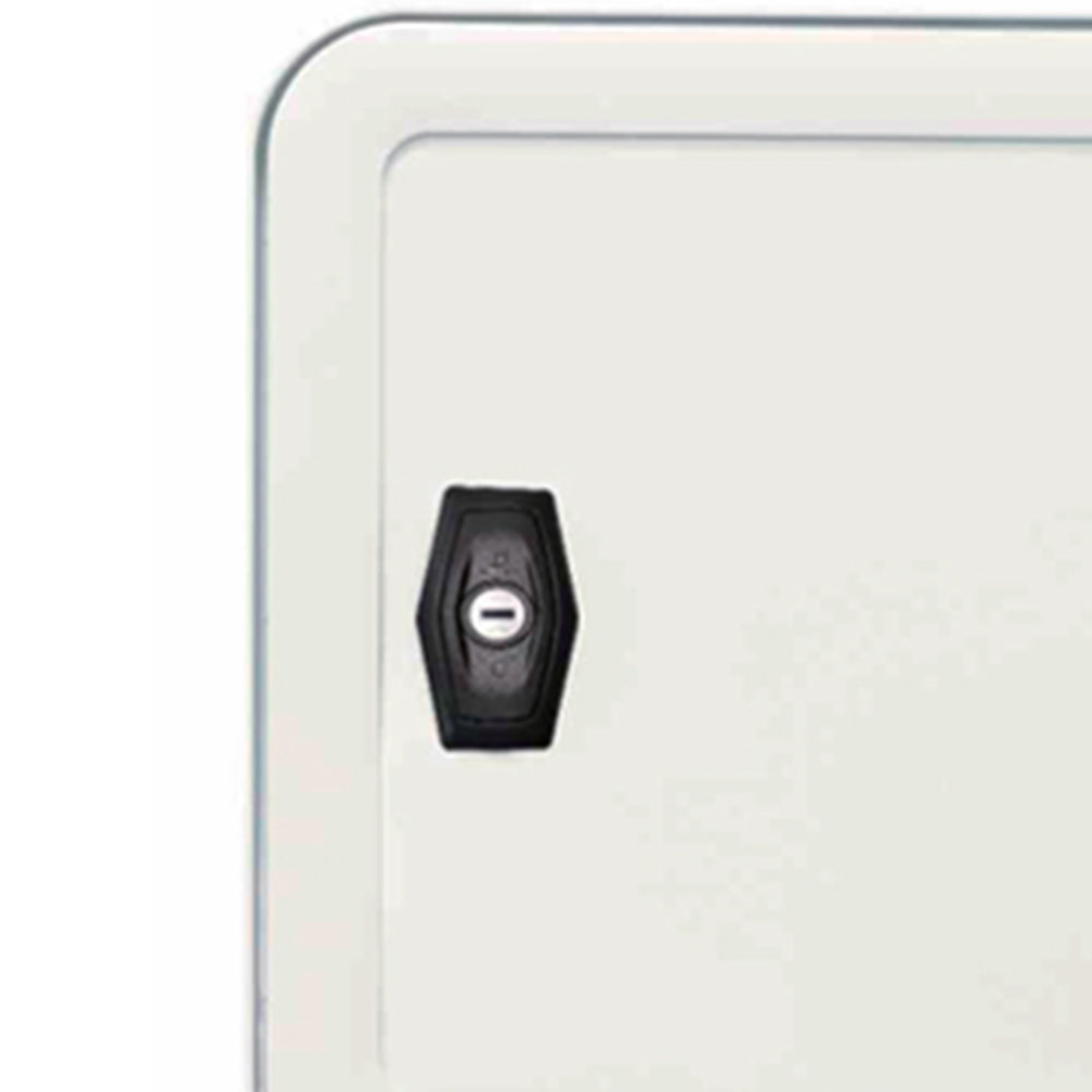 RV Storage Hatch Door – UV Resistant with Locker, Square & Rectangle, Rounded Corners