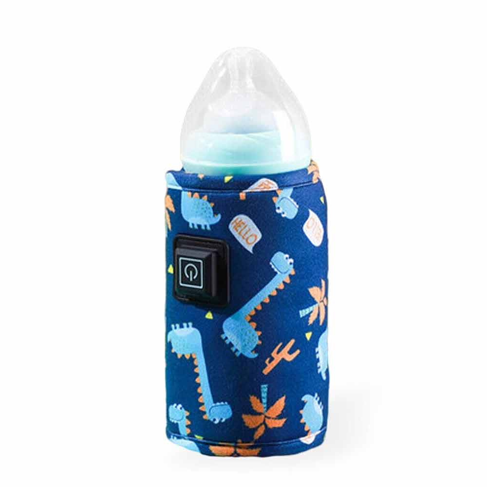 Baby Bottle Warmer Bag Thermostat Portable Travel Milk Feeding Heater USB Pouch