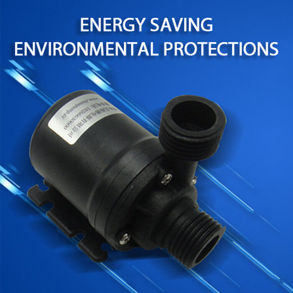 DC 12V Water Pump Ultra Quiet Lift 5M 800L/H Submersible Waterproof