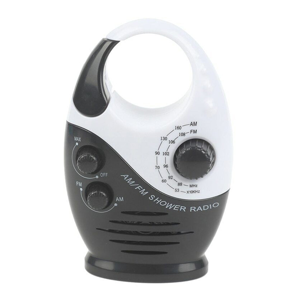 Waterproof Portable FM AM Radio Shower Music Hanging Radio Suit Bathroom Bath