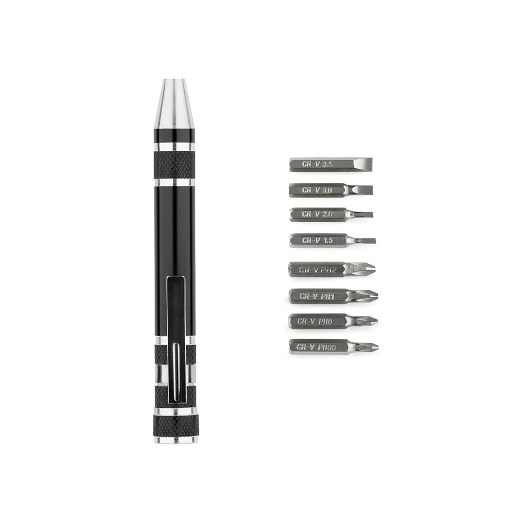 8-in-1 Magnetic Precision Pen Screwdriver Set – Portable Pocket Repair Tool for Watch, Glasses, Laptop & Electronics