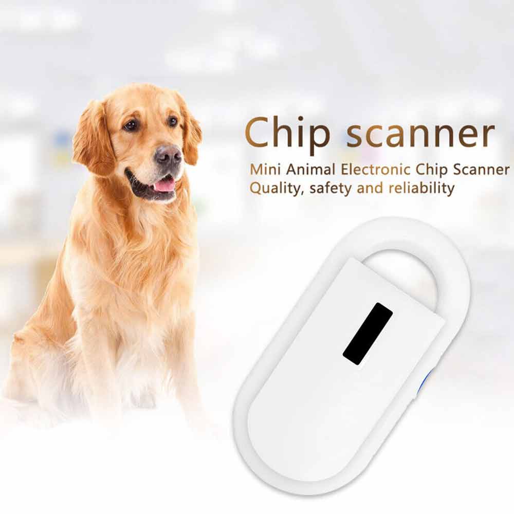 Professional Handheld Pet Microchip Scanner – Digital RFID Reader for Animal ID & Recovery