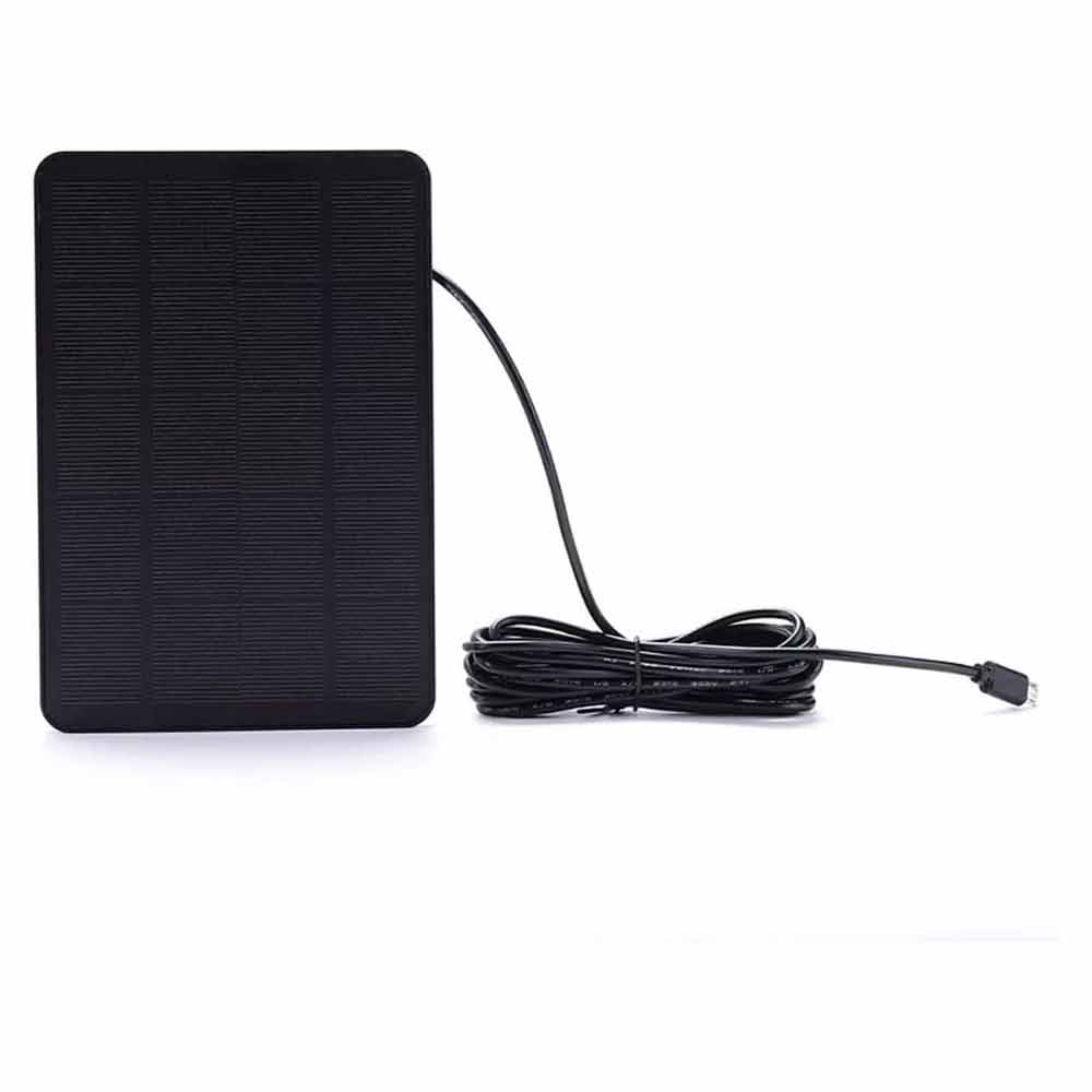 Solar Panel Outdoor Camera Security Cam Micro USB Battery Charger 5V 3m Cable