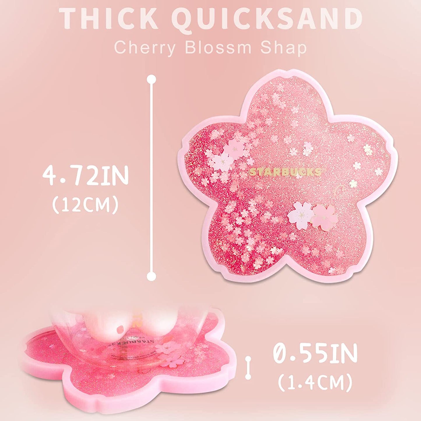 Sakura Glitter Coaster