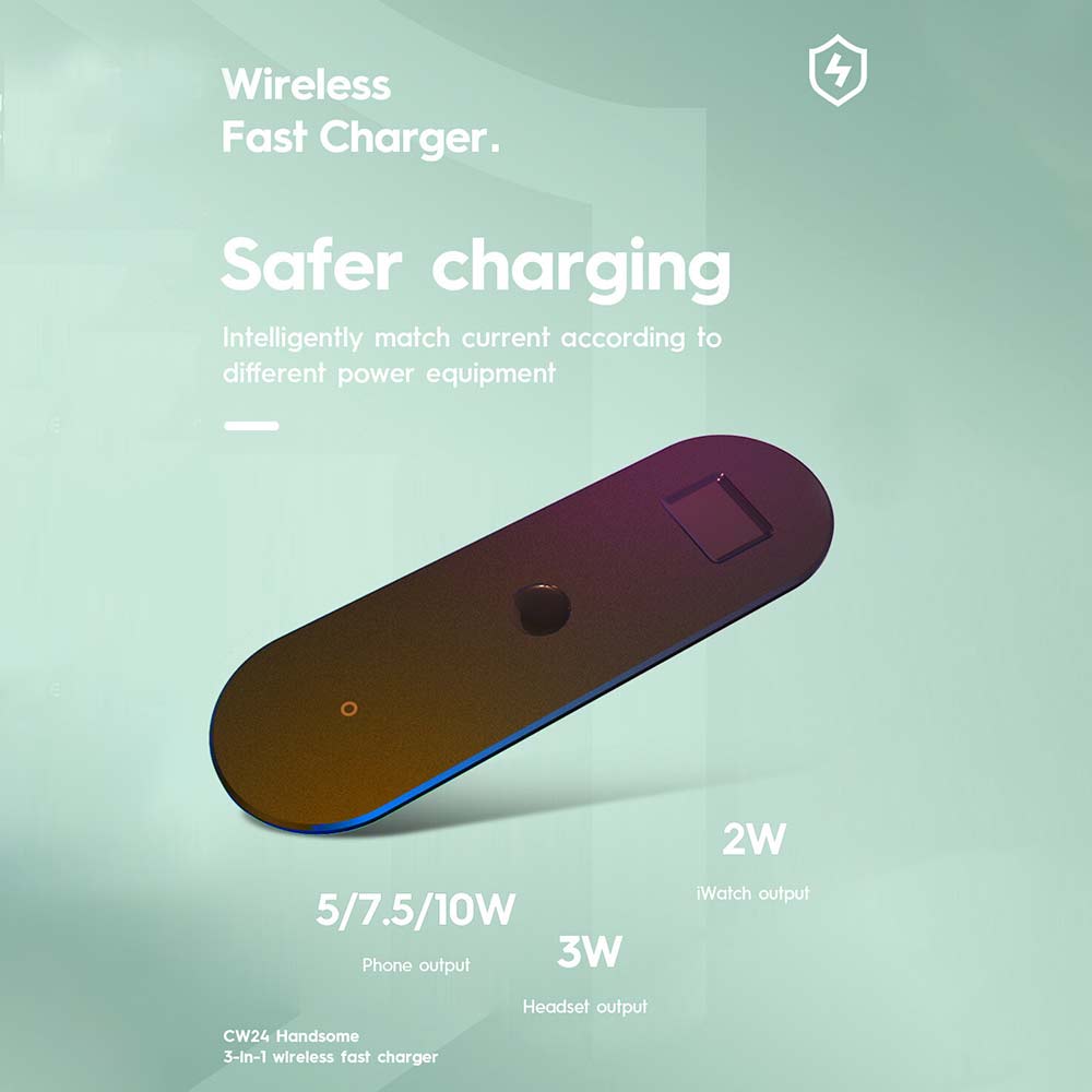 3-in-1 Wireless Charging Dock – for Apple Watch, iPhone & AirPods