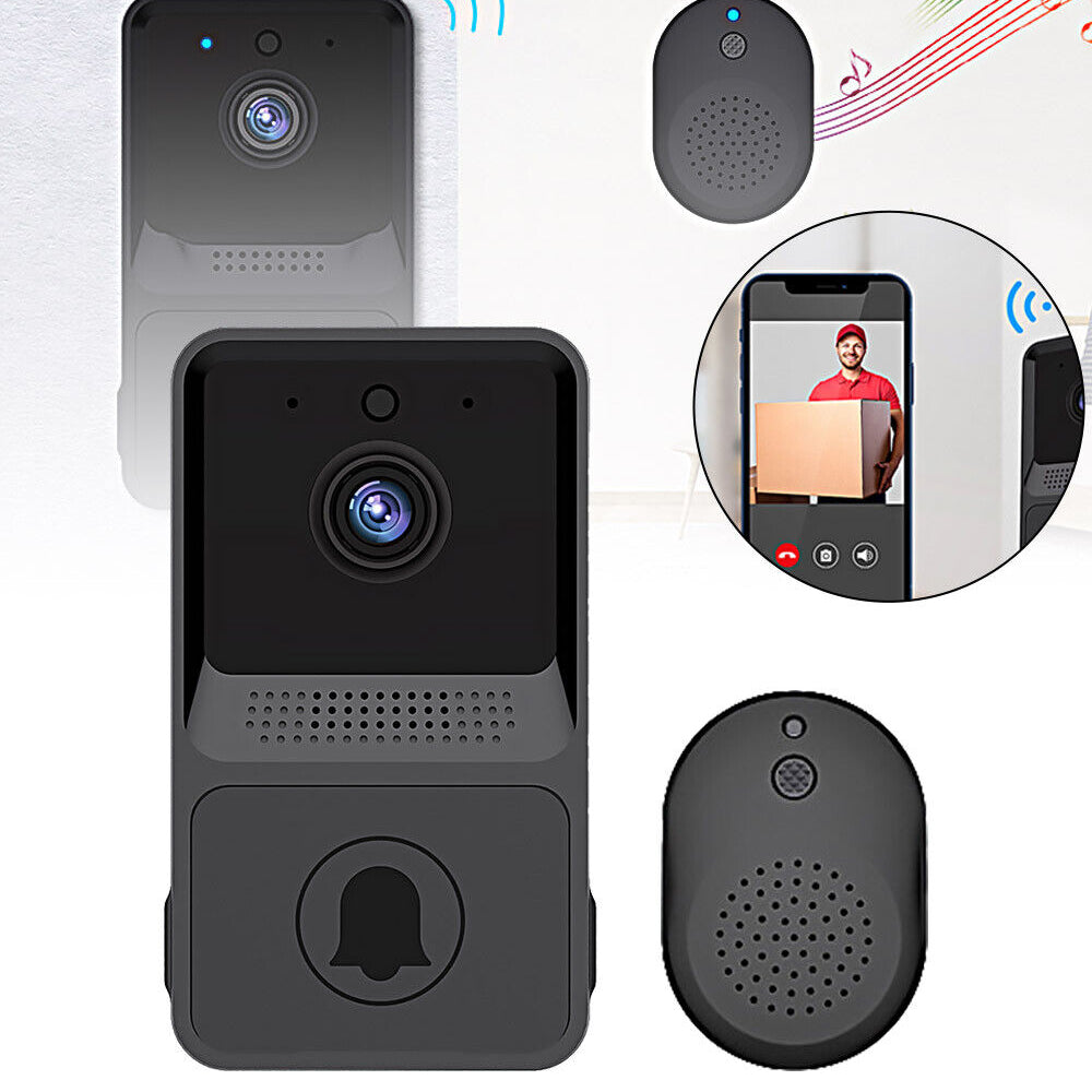 Wireless Doorbell Visible Door Bell WiFi Smart Intercom Ring Security
