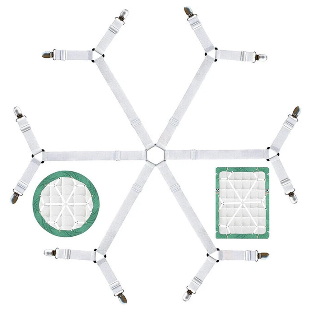 12Clamp Bed Mattress Sheet Clips Holders Fasteners Grippers Straps Suspender Fitted
