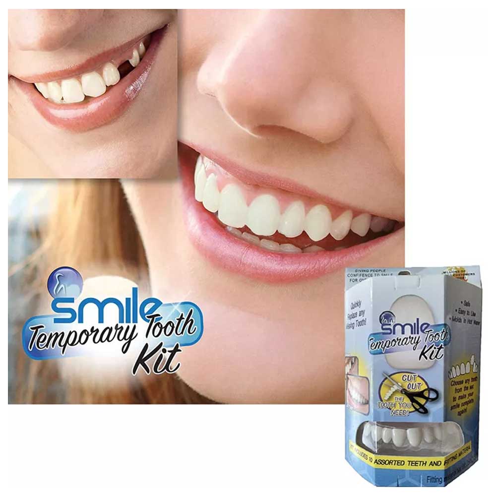 3X Instants Smile Comfort Fit Flex Teeth Top Temporary Teeth Replacement Repair