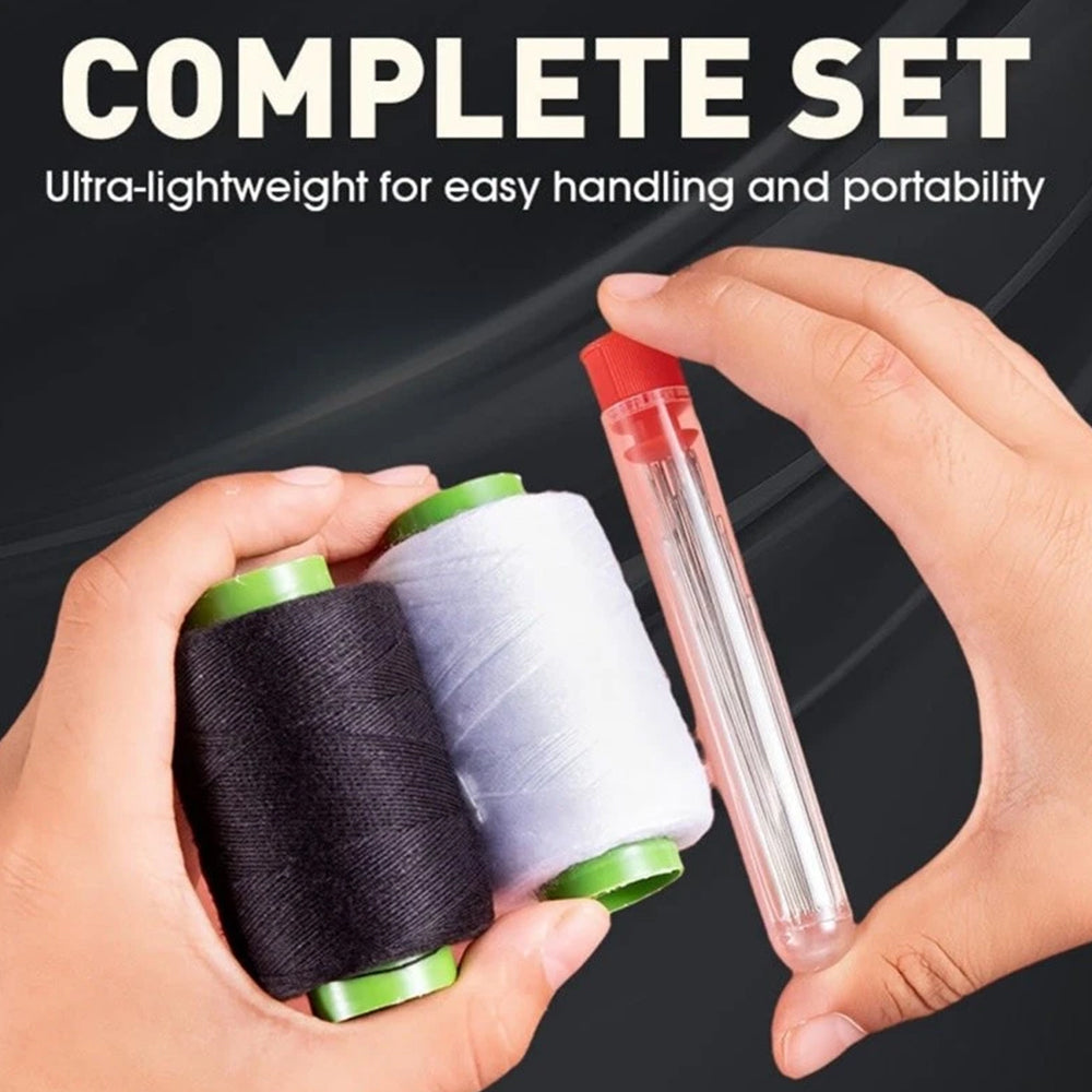 37Pcs All-in-One Sewing Kit Portable Needle & Thread Set Hand Repair, Embroidery & Craft Tools for Beginners to Pros