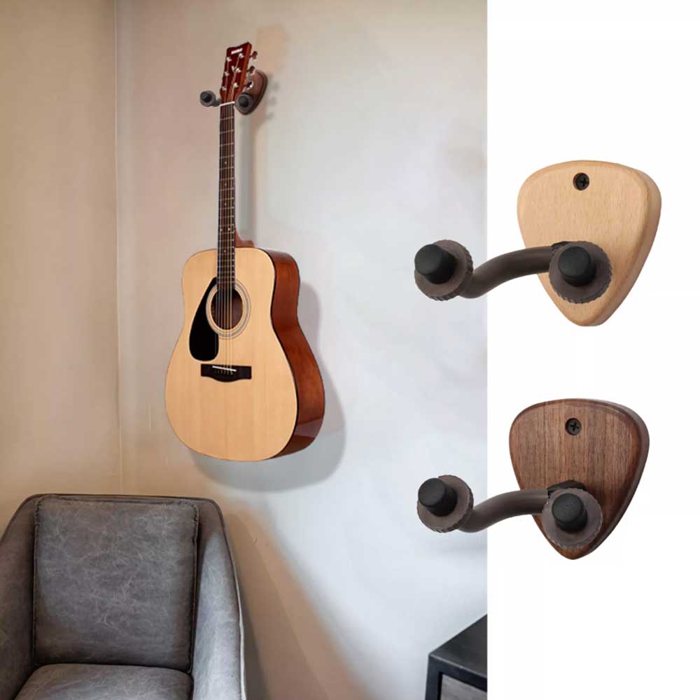 Guitar Hanger Wall Mount Holder Rack Hook Keeper Hanging Bracket Bass Stand