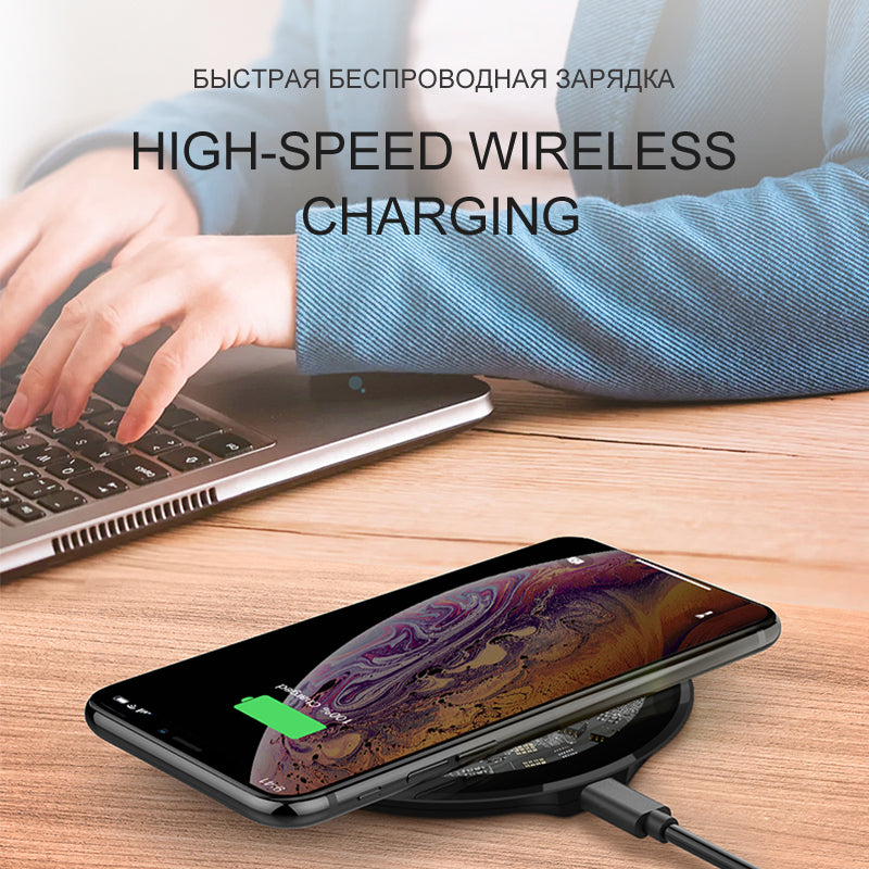 30W Wireless Charger Mat Pad Fast Charging For iPhone 14 13 12 Pro Samsung S23+