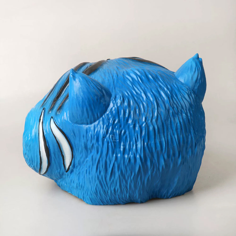 KPop Demon Hunter Latex Derpy Tiger Face Mask for Costume Party Cosplay Fancy Dress