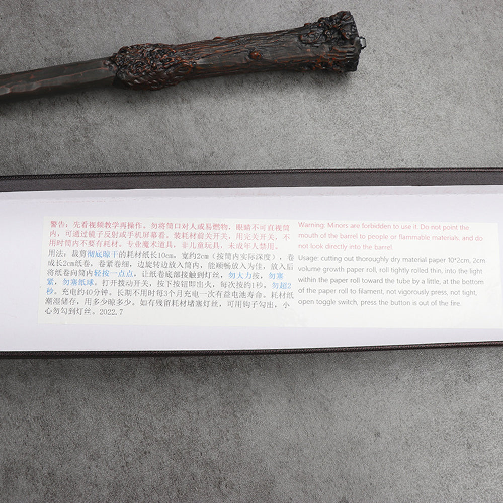 Harry Potter Same Style Flame Magic Wand Toy Real Fireball CosPlay Halloween
