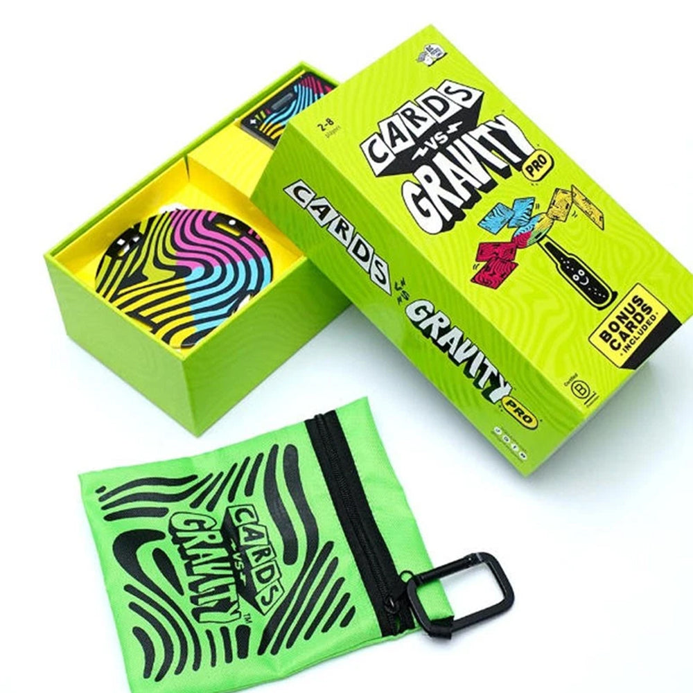 Cards vs. Gravity Pro — Defying Gravity Card-Balancing Party Game for 2-8 Players, Family & Friends Fun