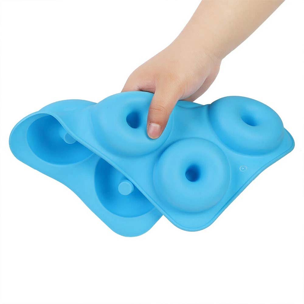 3PCS Silicone Donut Mold Set - Muffin Chocolate Cake Cookie Doughnut Baking Tray