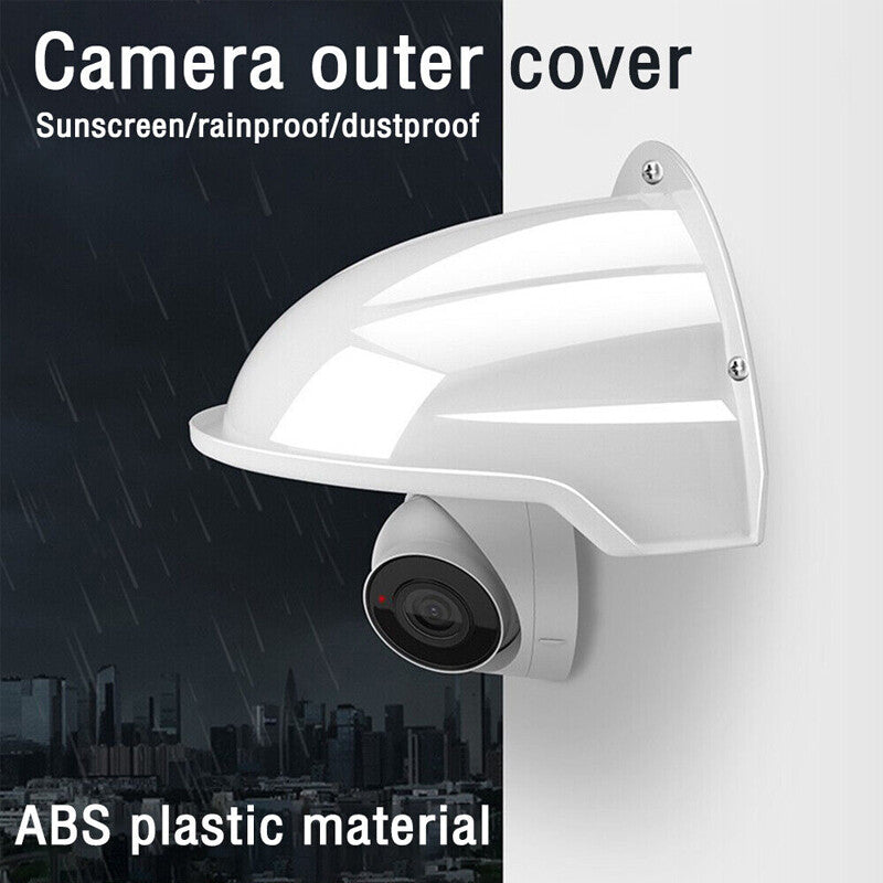 "Outdoor CCTV Security Camera Rain Cover Protector Sun Shade for Home Dome Cam
"