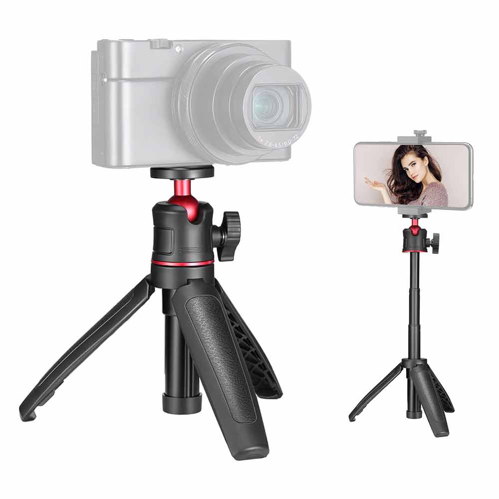 Photography Selfie Vlog Bracket Stand 360°Mini Extendable Desktop 1/4 Tripod
