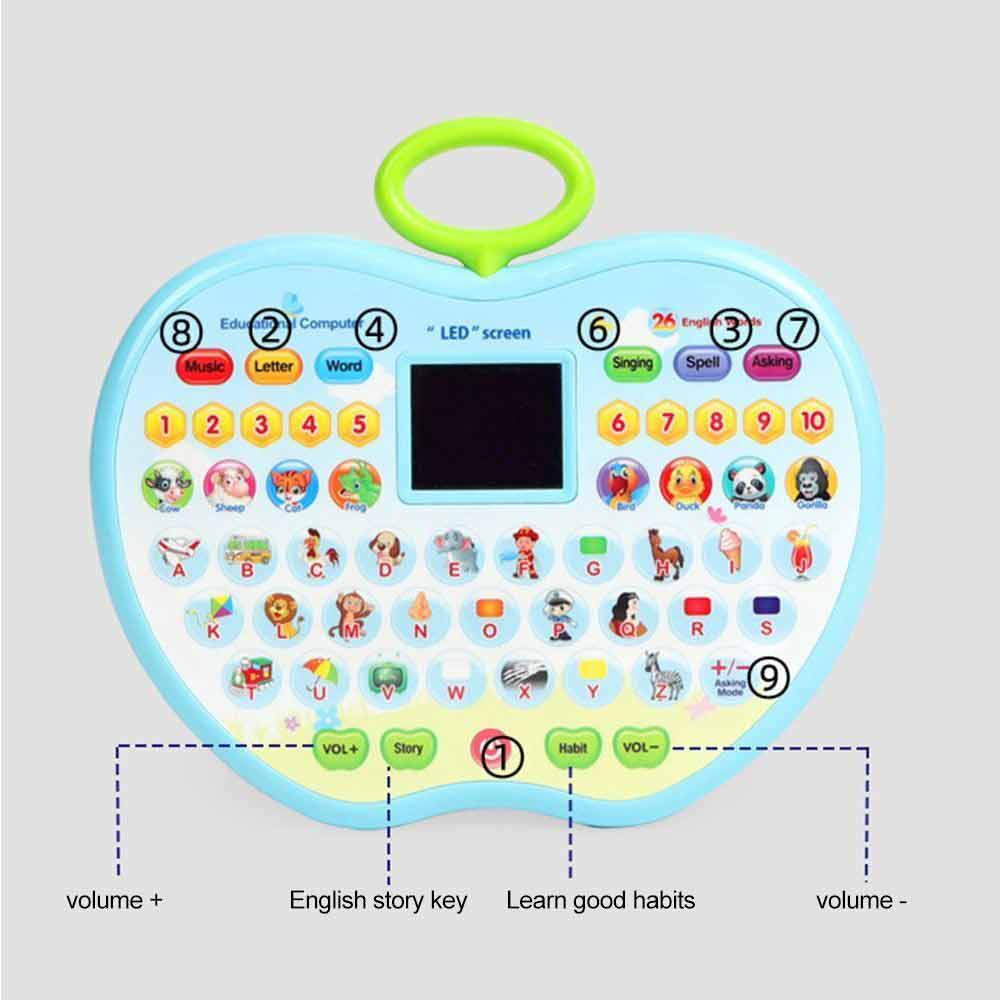 Alphabet Learning Tablet Toy for Kids Early Development Toy for 2-3 Year Old Kids