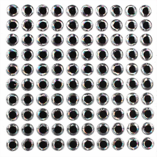100PCS 3D Fish Eyes – Holographic Lure Eyes for Fly Tying, Jigs & Crafts