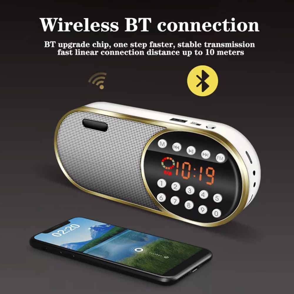 Portable Wireless Bluetooth Speaker Stereo Bass Loud USB FM Stereo Bass Speakers
