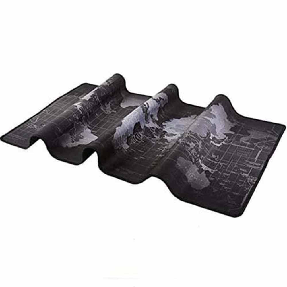 World Map Gaming Desk Mat – 90x40cm Large Non-Slip Mouse & Keyboard Pad