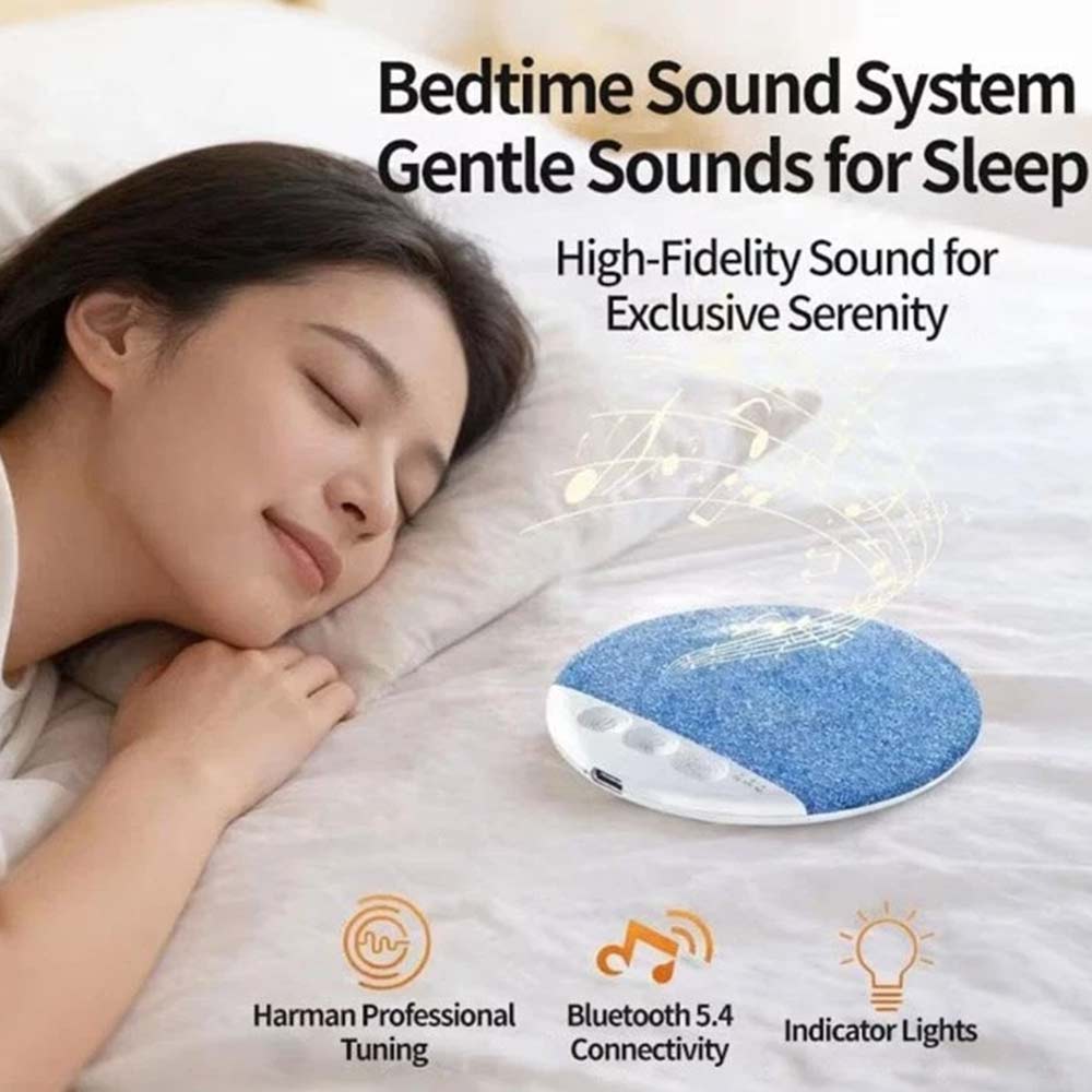 Under Pillow Speaker for Sleeping - Wireless Bone Conduction Speaker with Timer