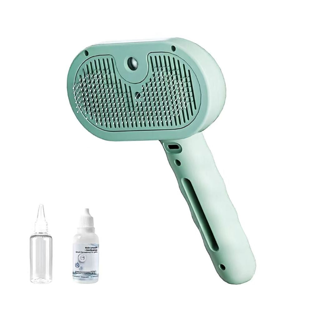 Pet Grooming Spray Brush – Anti-Shedding Pin Comb for Dogs & Cats