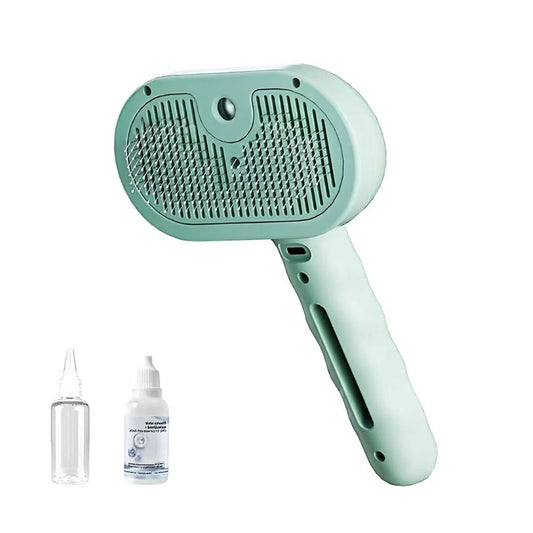 Pet Grooming Spray Brush – Anti-Shedding Pin Comb for Dogs & Cats