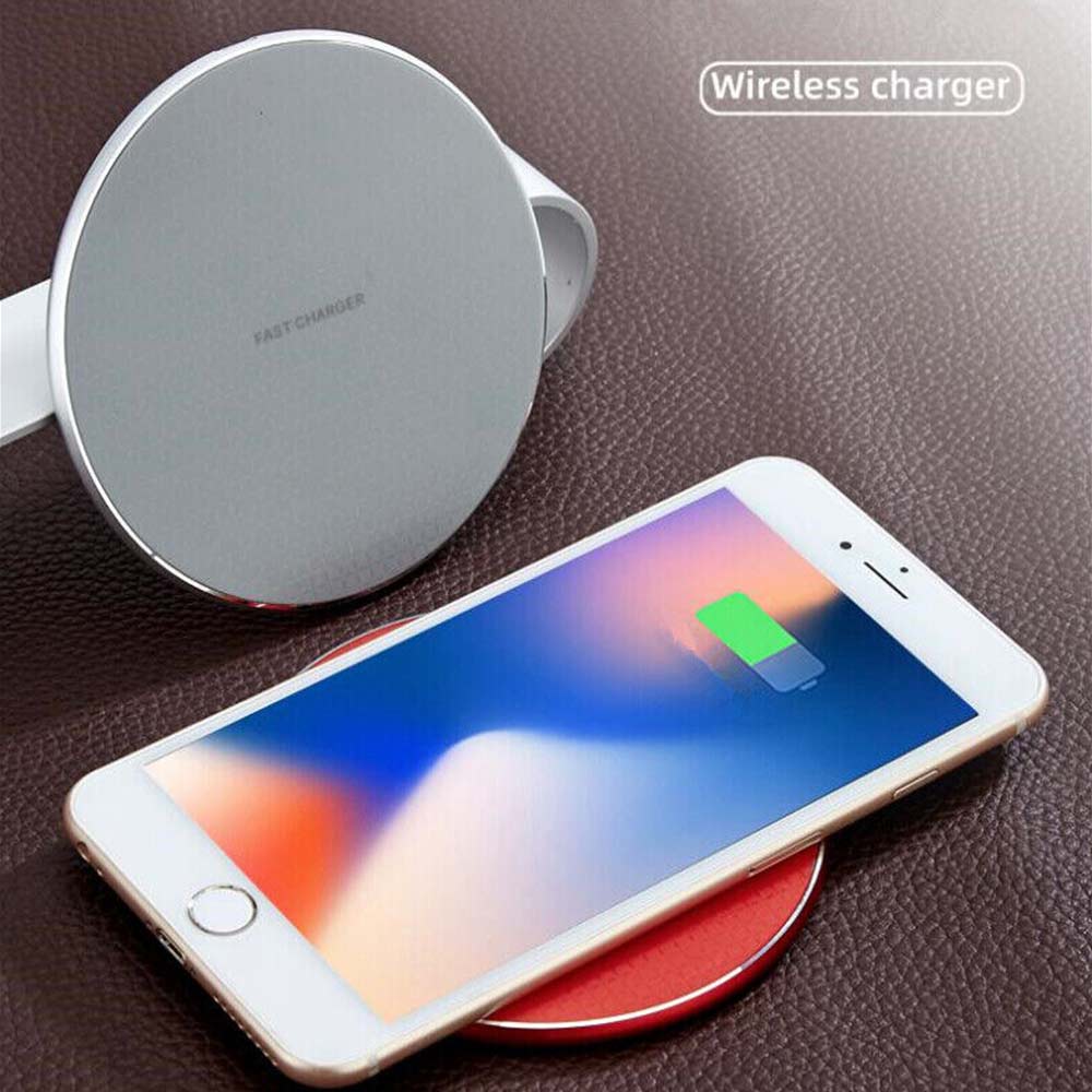10W Wireless Charger Charging Pad For iPhone 13 12 11 Pro Max Samsung S21 S20