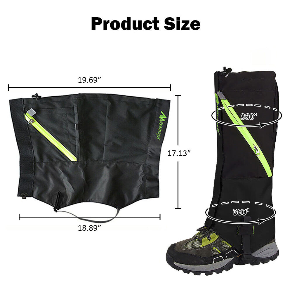 Outdoor Hunting Climbing Legging Gaiters Leg Cover Snow Snake Waterproof Boots