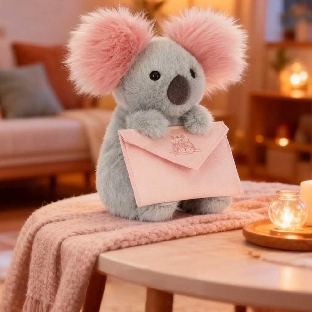 Valentine's Messenger Koala - Plush Toy, Cuddly Gift for Her/Him