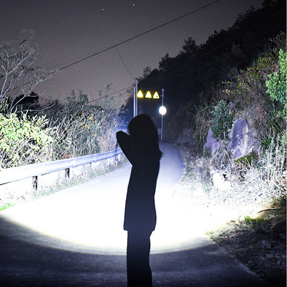 XH-P50 LED Flashlight Tactical Light Super Bright Torch USB Rechargeable