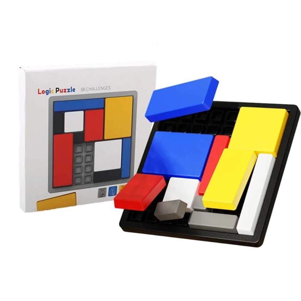 Logic Puzzle Brain Teaser Game – 88 Challenges with 4 Difficulty Levels