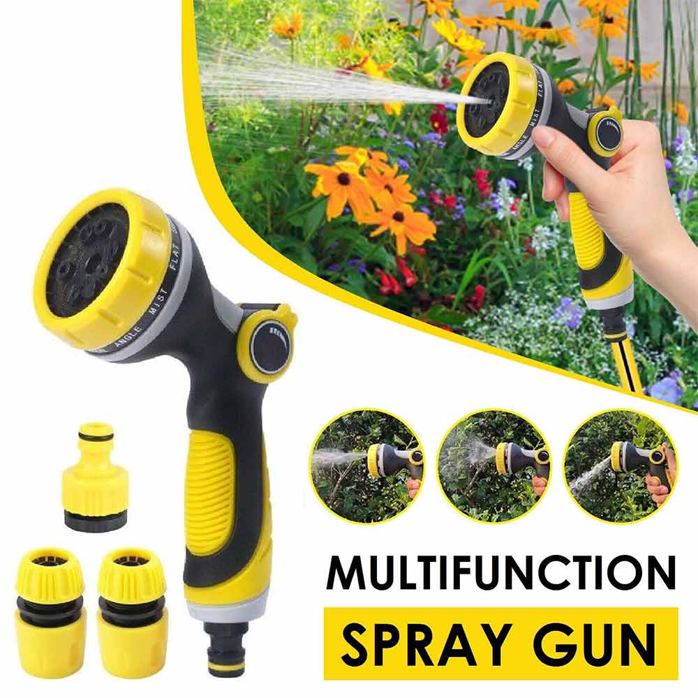 10 Functions Hose Sprayer Nozzle Watering Car Washing Tool Garden Spray Gun