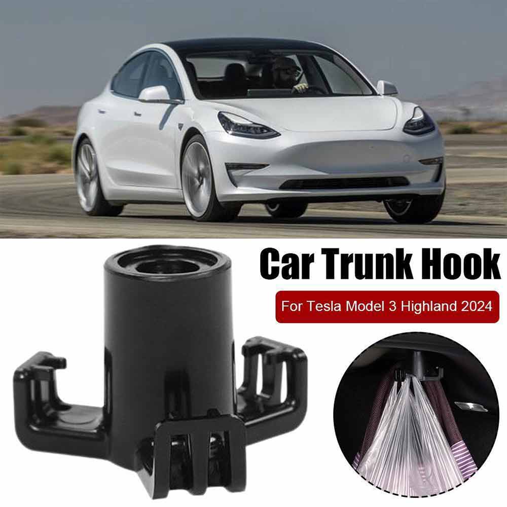 Trunk Hook Car Pendant Grocery Bag Hook For Tesla-Model 3/Y Highland 2024 New P7