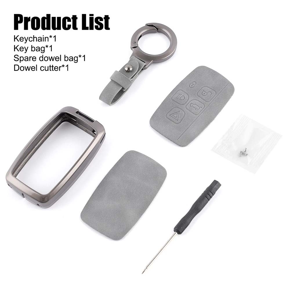 Zinc Alloy Key Cover Fob Case For Range Rover Land Rover Sport Evoque Jaguar XF XJ X