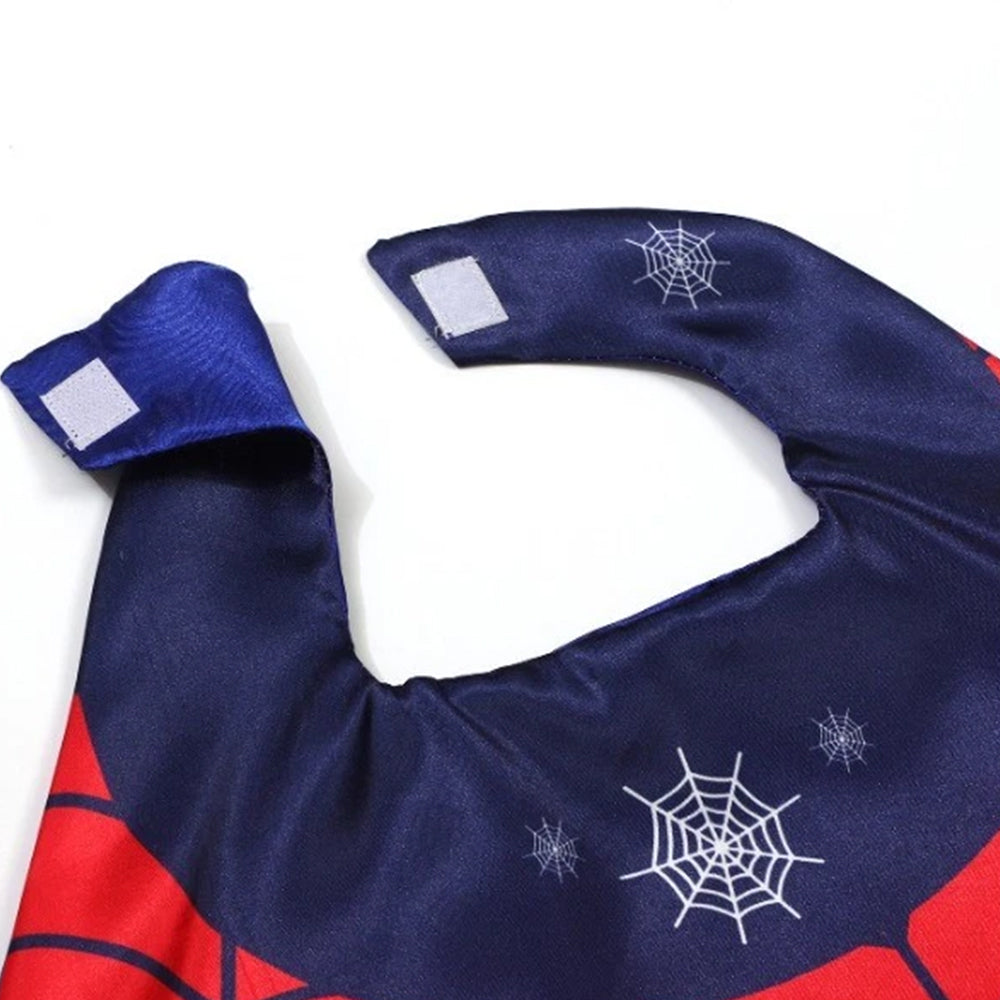 Spider-Man Kids Costume – 4PCS Cape & Mask Fancy Dress Kit for Boys Girls
