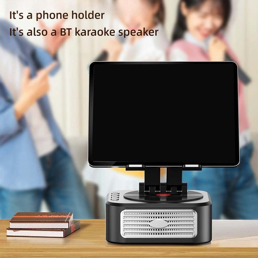 Bluetooth Speaker Phone & Tablet Stand – Adjustable with Wireless Bluetooth Speakers